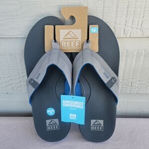Reef Cushion Spring 2.0 Flip Flop Sandals Men SZ 13 Grey Shadow Comfort Slip-On